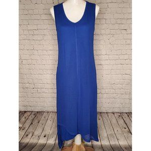 Cable & Gauge Long Dress Front Mesh Decoration